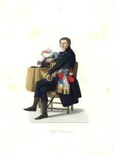 Guillemardet, den franske republiks ambassadør, Frankrig af Edmond Lechevallier Chevignard