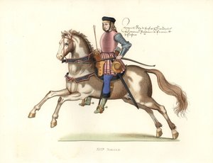 Kong James IV af Skotland (1473-1513) af Edmond Lechevallier Chevignard