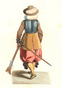 Musketer af Fransk Flandern af Edmond Lechevallier Chevignard