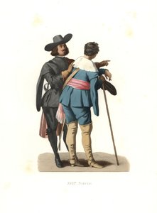 Portræt af to kunstnere, Spanien af Edmond Lechevallier Chevignard