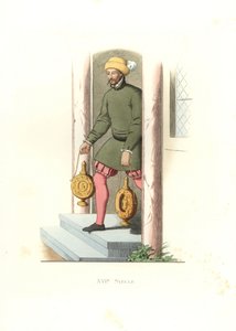 Valet, England af Edmond Lechevallier Chevignard