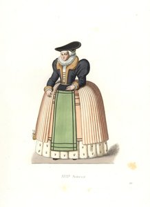Kvinde fra Alsace af Edmond Lechevallier Chevignard