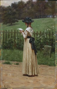 Kærlighedsbrevet af Edmund Blair Leighton