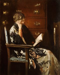 Mary Reading af Edmund Charles Tarbell