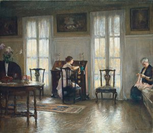 Mor og Mary af Edmund Charles Tarbell