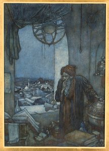 En muezzin fra mørkets tårn af Edmund Dulac
