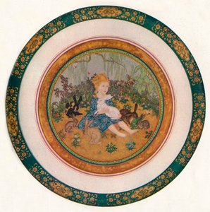 Portræt af Miss Vivian St. George, 1917, 1919 af Edmund Dulac