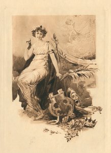 For Elizabethan Songs in Honour of Love and Beauty (litografi)