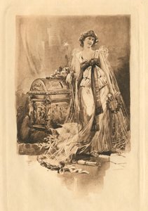 For Elizabethan Songs in Honour of Love and Beauty (litografi) af Edmund Henry Garrett