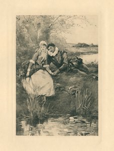 For Elizabethan Songs in Honour of Love and Beauty (litografi) af Edmund Henry Garrett