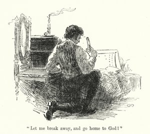 Illustration til Jane Eyre af Charlotte Bronte (litho) af Edmund Henry Garrett