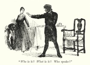 Illustration til Jane Eyre af Charlotte Bronte (litho) af Edmund Henry Garrett