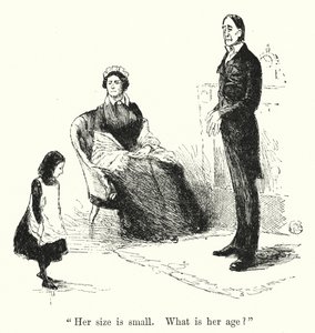Illustration til Jane Eyre af Charlotte Bronte (litho)