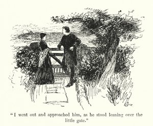 Illustration til Jane Eyre af Charlotte Bronte (litho)