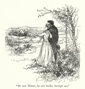 Illustration til Jane Eyre af Charlotte Bronte (litho)