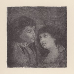 Illustration til The Eve of St Agnes af John Keats (litografi) af Edmund Henry Garrett