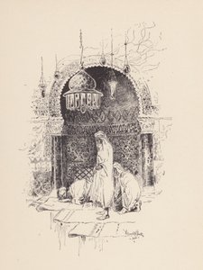 Illustration til The Eve of St Agnes af John Keats (litografi)