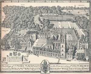 Magdalen College, Oxford, 1905