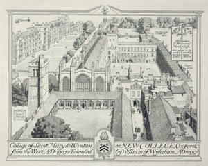 College of St Mary de Winton eller New College, 1928