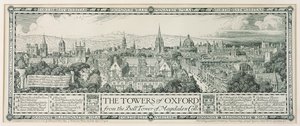 The Towers of Oxford fra Bell Tower of Magdalen, 1908