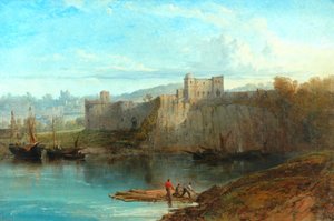 Chepstow Castle On The Wye, 1872 af Edmund John Niemann