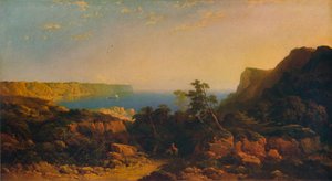 Fra Mulgrave Woods, nær Whitby, 1860