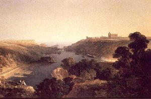 Udsigt over Whitby af Edmund John Niemann