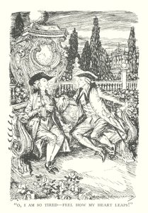Illustration til R L Stevensons Prins Otto (litografi) af Edmund Joseph (after) Sullivan