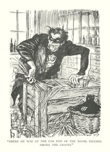 Illustration til R L Stevensons The Strange Case of Dr Jekyll  Mr Hyde (litografi) af Edmund Joseph (after) Sullivan
