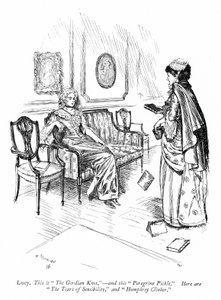 Illustration til Sheridans The Rivals (gravering) af Edmund Joseph (after) Sullivan