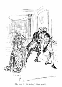 Illustration til Sheridans The Rivals (gravering) af Edmund Joseph (after) Sullivan