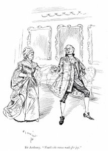 Illustration til Sheridans The Rivals (gravering)