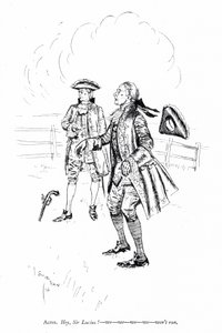 Illustration til Sheridans The Rivals (gravering) af Edmund Joseph (after) Sullivan
