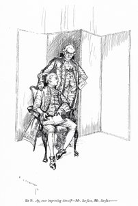 Illustration til Sheridans The School for Scandal (gravering) af Edmund Joseph (after) Sullivan