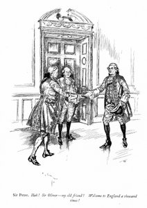 Illustration til Sheridans The School for Scandal (gravering) af Edmund Joseph (after) Sullivan
