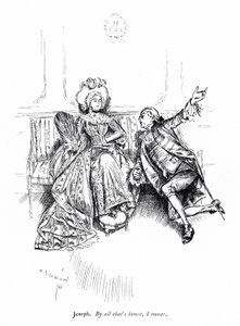 Illustration til Sheridans The School for Scandal (gravering) af Edmund Joseph (after) Sullivan
