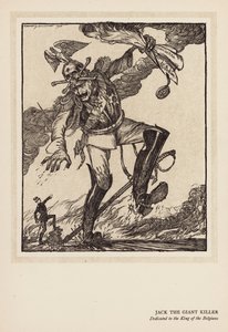 Kejserens krans: Jack the Giant Killer (litografi) af Edmund Joseph (after) Sullivan