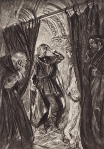 William Shakespeare: Tragedien om Hamlet, prins af Danmark, 3. akt, 1. scene (litografi) af Edmund Joseph (after) Sullivan