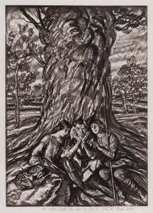 Som du kan lide det, akt II, Sc 4 (litho) af Edmund Joseph Sullivan