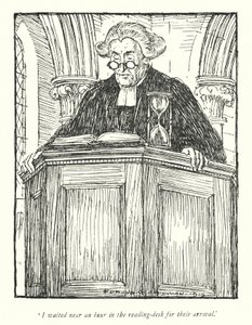 Illustration til The Vicar of Wakefield af Oliver Goldsmith (litho) af Edmund Joseph Sullivan