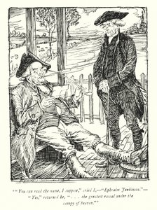 Illustration til The Vicar of Wakefield af Oliver Goldsmith (litho) af Edmund Joseph Sullivan