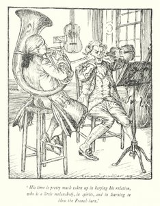 Illustration til The Vicar of Wakefield af Oliver Goldsmith (litho) af Edmund Joseph Sullivan