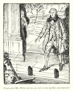 Illustration til The Vicar of Wakefield af Oliver Goldsmith (litho) af Edmund Joseph Sullivan