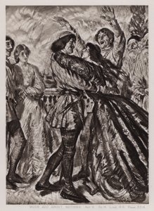 Much Ado About Nothing, Act V, Sc 4 (litho) af Edmund Joseph Sullivan