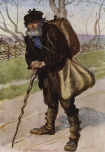 Engang så jeg ham stå midt på en støvet vej af Edmund Joseph Sullivan