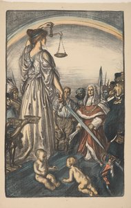 Personificering af retfærdighed Reign of Justice (original titel) Great War: Britain