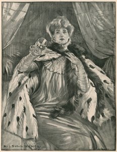 Sarah Bernhardt af Edmund Joseph Sullivan