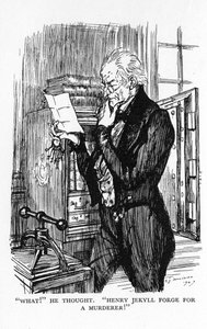 Scene fra The Strange Case of Dr Jekyll and Mr Hyde af Robert Louis Stevenson, 1927