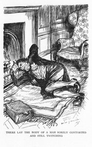 Scene fra The Strange Case of Dr Jekyll and Mr Hyde af Robert Louis Stevenson, 1927 af Edmund Joseph Sullivan