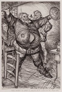 The First Part of King Henry IV, Act II, Sc 4dani af Edmund Joseph Sullivan